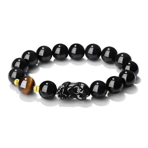 Lao Feng Xiang Obsidian Bracelets Unisex
