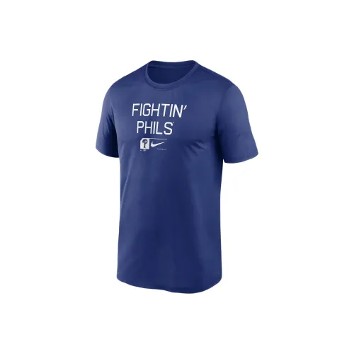 Nike Philadelphia Phillies Baseball Phrase Legend T-Shirt Men's Blue