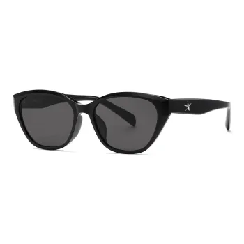Prsr Plate Frame TR90 Cat Eye Sunglasses Unisex