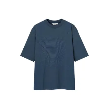 UNIQLO U Collection T-Shirts Men Sea Blue