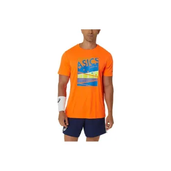 Asics GS Graphic Tee T-Shirt Men's Orange