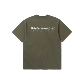 Thisisneverthat SS24 DSN Logo Tee T Shirt Unisex Olive