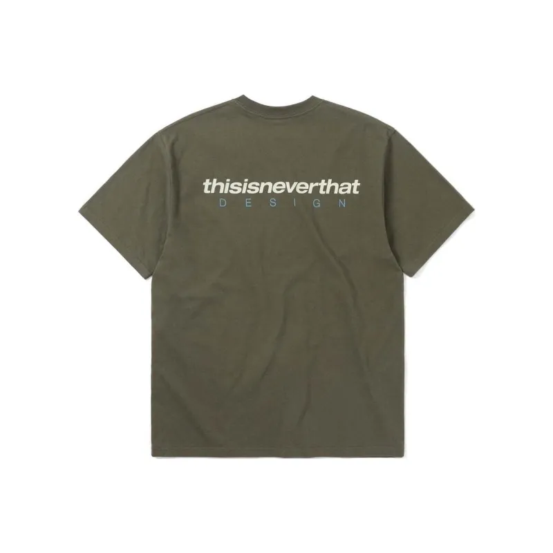 Thisisneverthat SS24 DSN Logo Tee T Shirt Unisex Olive-0