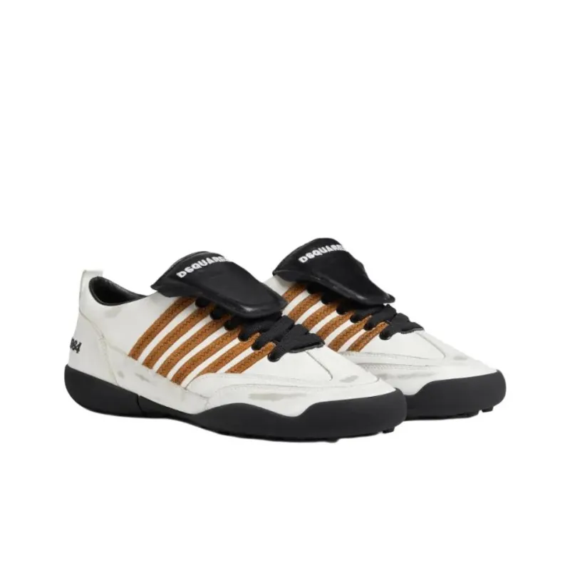 DSQUARED 2 Boxer Low Top Casual Shoes Men's White-2