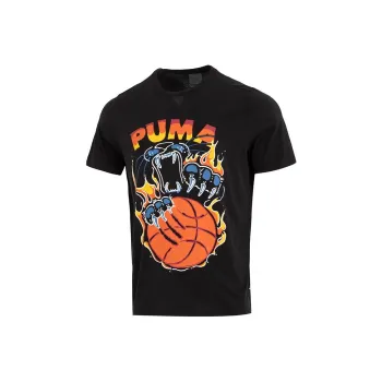 PUMA TSA T Shirts Men Black