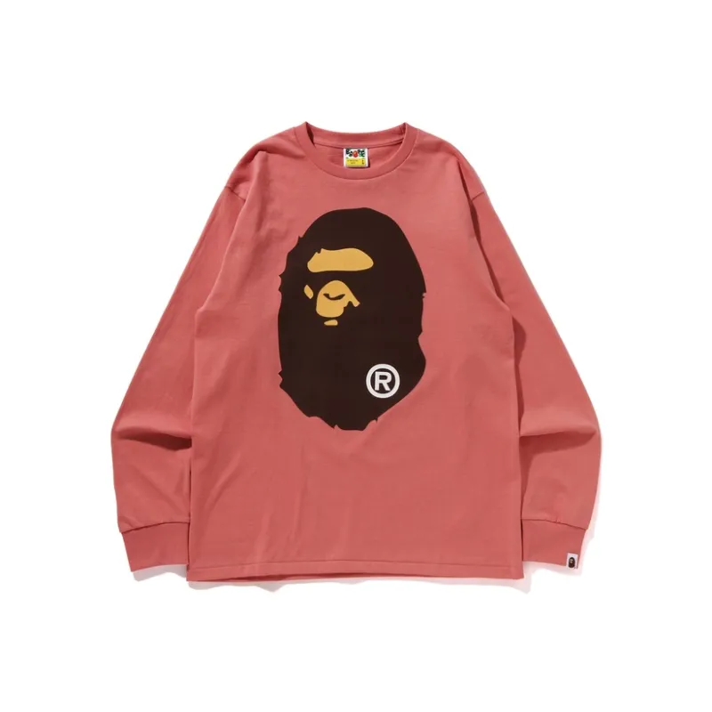 A BATHING APE Big Ape Head L/S Tee Tee-8