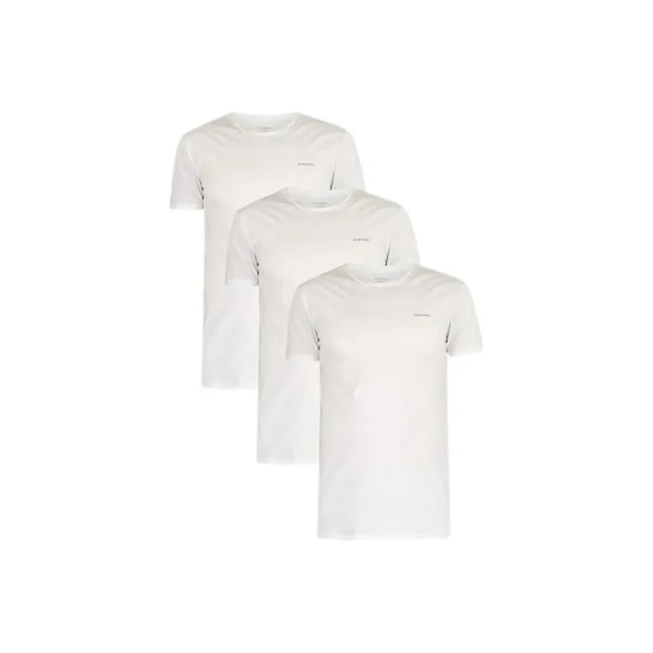 DIESEL T Shirts Men 3 Pack White-0