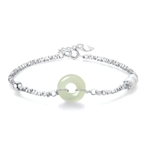 Royal Dragon Mirror 925 Sterling Silver Bracelets Women's