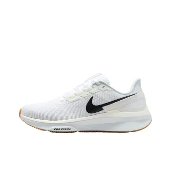 Nike Zoom Structure 25 Anti Slip Wear Resistant Low Top Casual Running Shoes Men's White