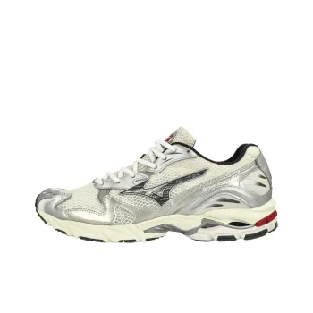 Mizuno Wave Rider 10 Anti Slip Wear Resistant Low Top Running Shoes Unisex Beige