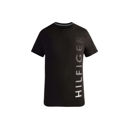 Tommy Hilfiger Playera Con Logo Lateral De Hombre T-Shirt Men's Black