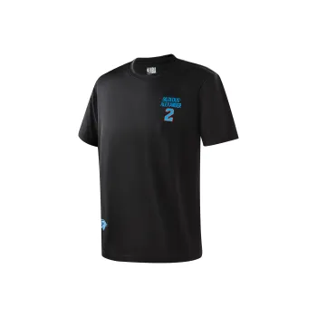 NBA Player Number Series T Shirts Unisex Black