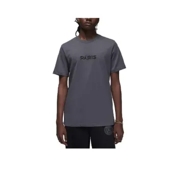JORDAN PSG T Shirts Men Dark Gray