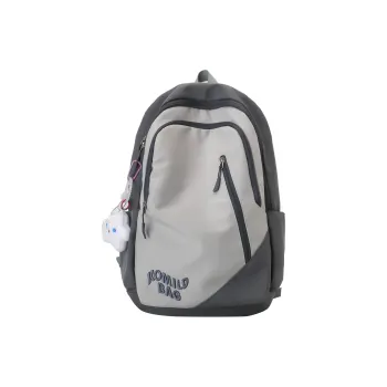 LUVISTRUE Nylon Backpack Travel Bag Unisex Light Gray/Black/Burgundy/Khaki/Dark Blue/Pink