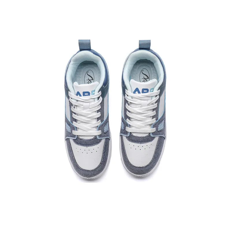 ABIDJAN Low Top Skateboard Shoes Unisex Denim Blue-3