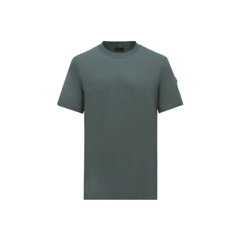 Moncler T Shirts Men Green-0