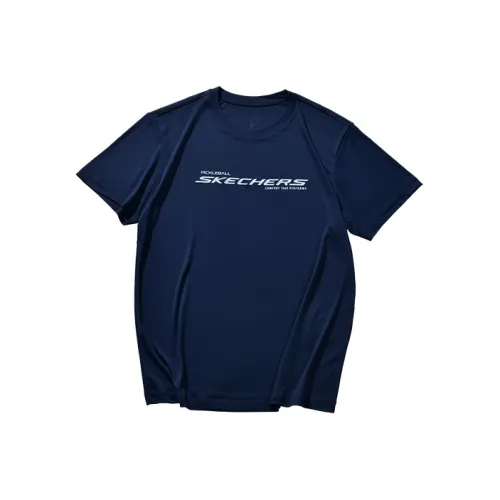 Skechers T Shirt Men's Marine Collegiate Blue
