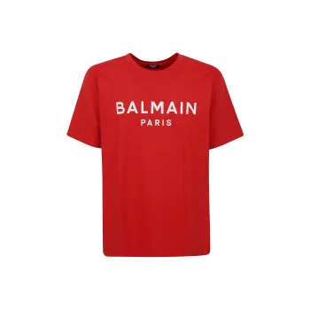 BALMAIN T-Shirts Men Red
