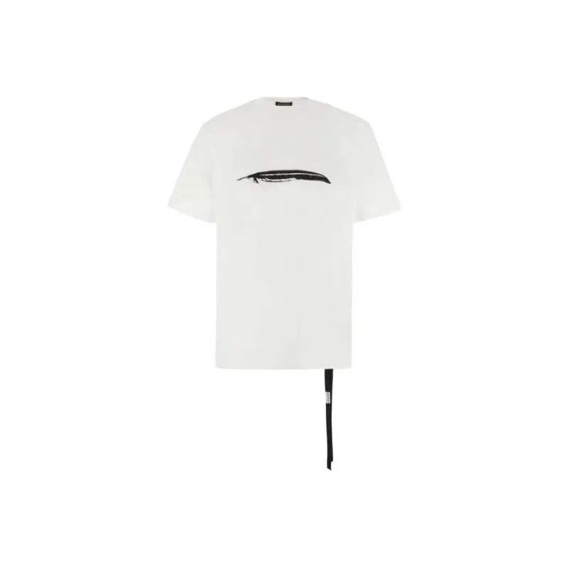 Ann Demeulemeester Motif Printed Crewneck T Shirt-0