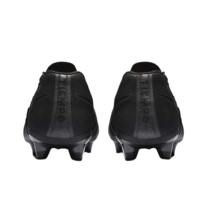 Nike Tiempo Legend 7 Elite FG Rubber Long Studs Anti Slip Wear Resistant Soccer Shoes Men's Black-4