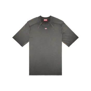 DIESEL T Shirts Unisex Gray