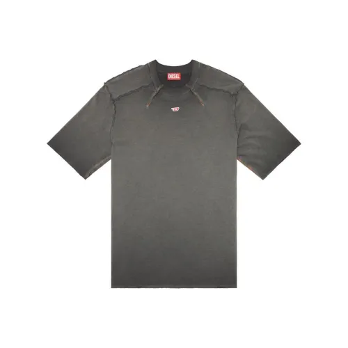 DIESEL T Shirts Unisex Gray