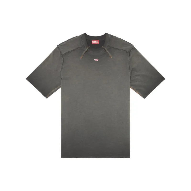 DIESEL T Shirts Unisex Gray-0