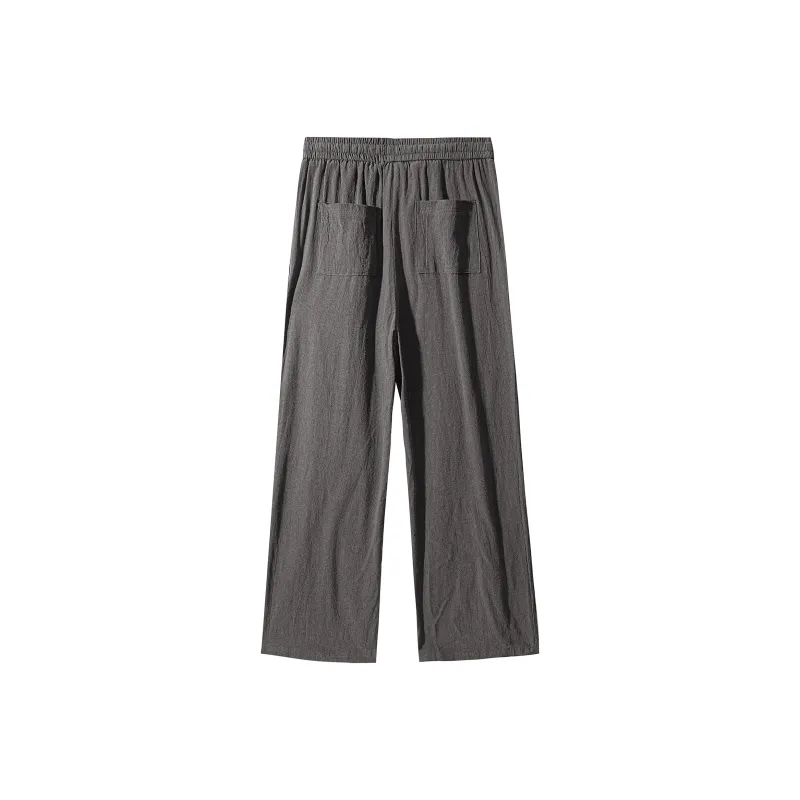 REXSHION Casual Pants Unisex Black-21