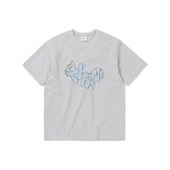 Thisisneverthat SS24 THAT Hands Tee Heather Grey T Shirt Unisex Gray