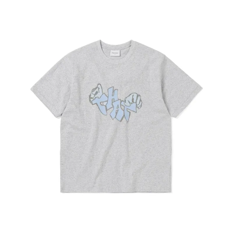 Thisisneverthat SS24 THAT Hands Tee Heather Grey T Shirt Unisex Gray-0