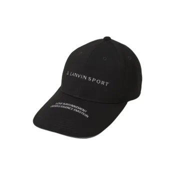 Lanvin Polyester Baseball Caps Unisex Black