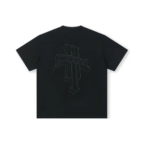 DICETINY T-Shirts Unisex Black
