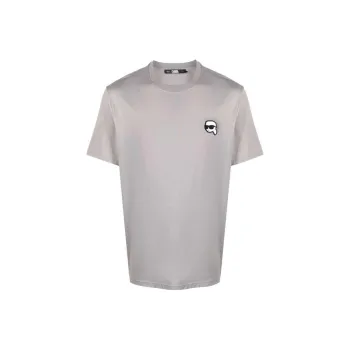 KARL LAGERFELD Ikonik 2.0 Logo-patch T-shirt