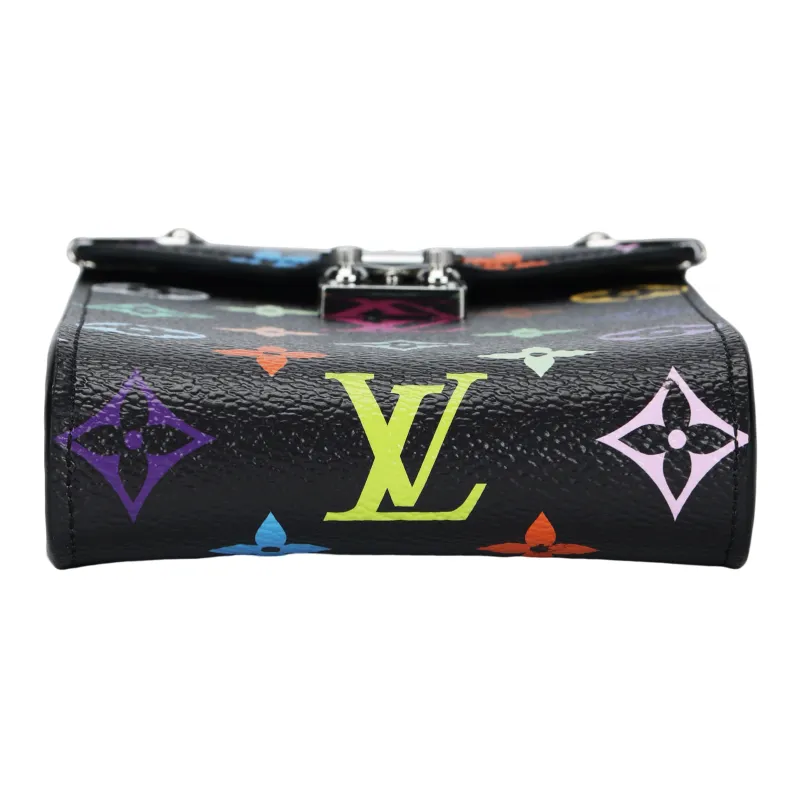LOUIS VUITTON X Takashi Murakami Phone Pouch Metis Black Multicolored-3