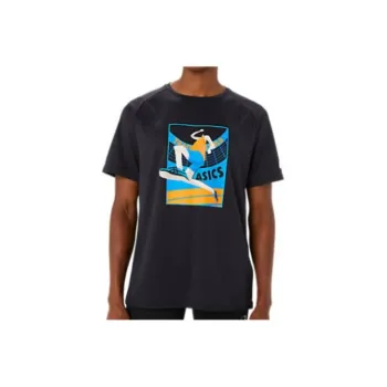 Asics T Shirts Men Black