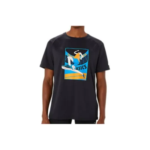 Asics T Shirts Men Black