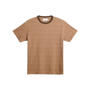 COACH SS24 T Shirt Unisex Brown