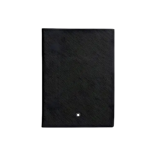MONTBLANC Meisterstuck Leather Card Holder Card Holder Men's Black