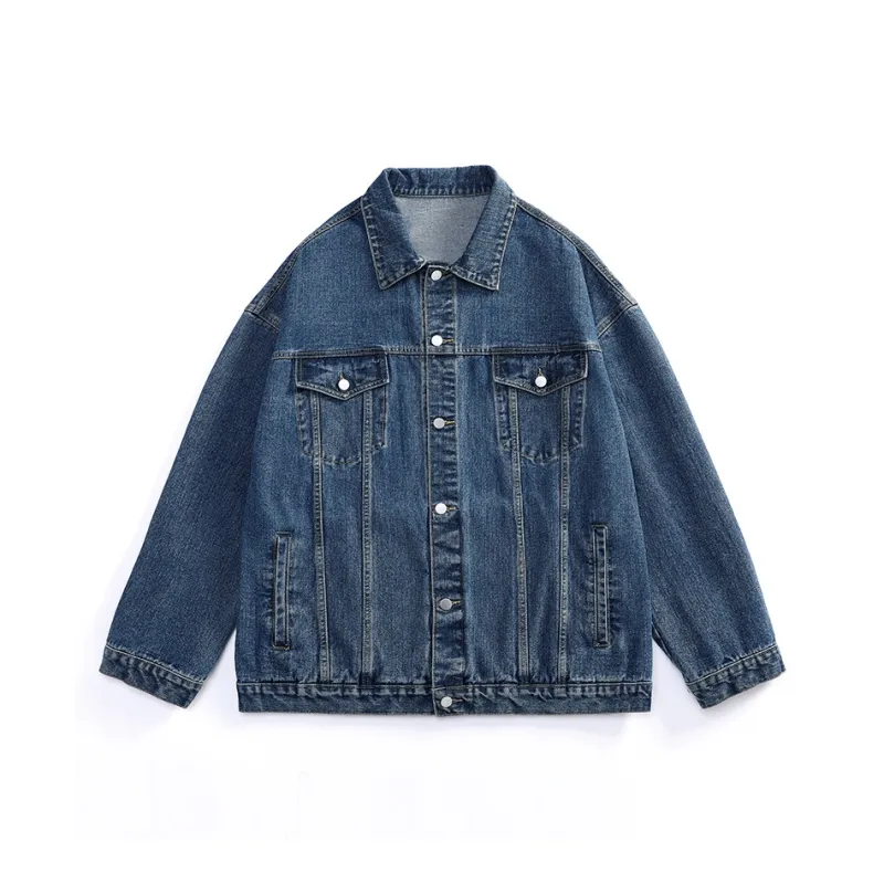 HOKLV Denim Jackets Unisex-6