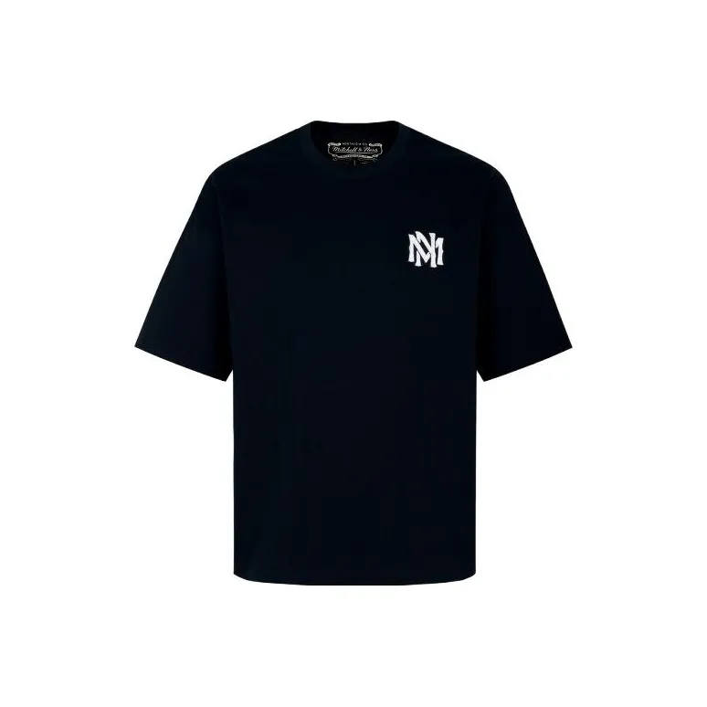 Mitchell & Ness Drop Shoulder Sleeve T-Shirt Men's Black-0