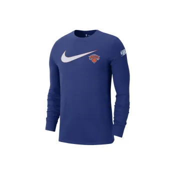 Nike New York Knicks Swoosh Essential Men's Nike Nba Long Sleeve T Shirt