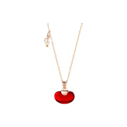 Fan Xing As Season Colored Glaze Jade Necklaces Women's