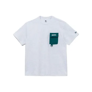 New Era SS24 T Shirt Unisex Heather Gray