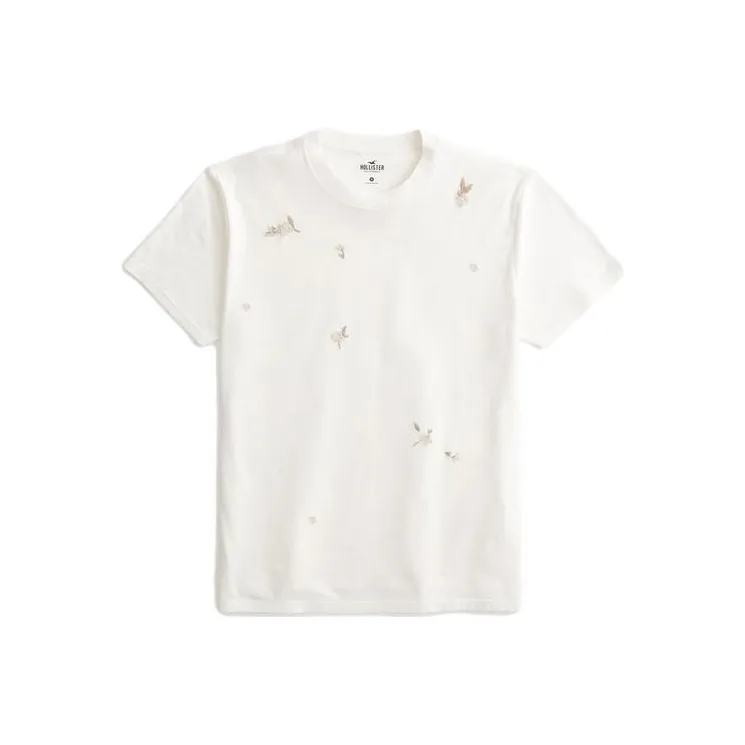 Hollister T-Shirts Men Ivory-0