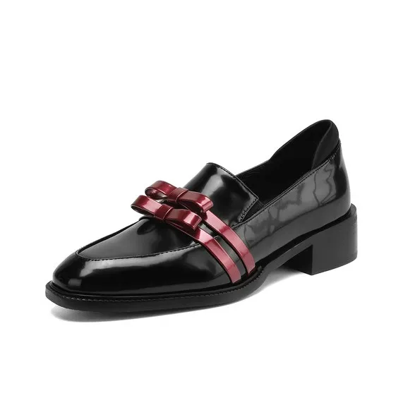 Yeezyy Reezy Loafers Women's Black/Ecru/Christmas Red-6