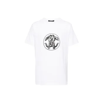 Roberto Cavalli Graphic print Cotton T shirt