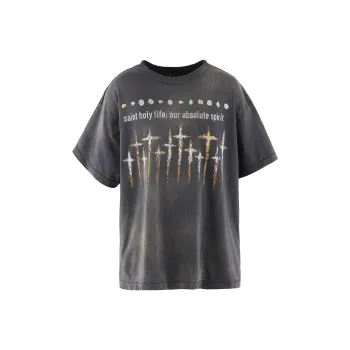 SAINT Mxxxxxx T Shirts Unisex Black