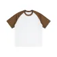 White & Coffee (Raglan Sleeve Style)
