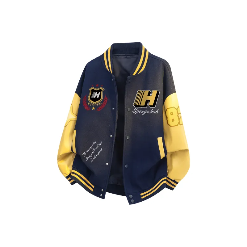 SPONGEBOB SQUAREPANTS Baseball Jacket Unisex-2
