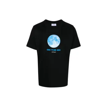 OFF WHITE On The Go Moon Cotton T shirt